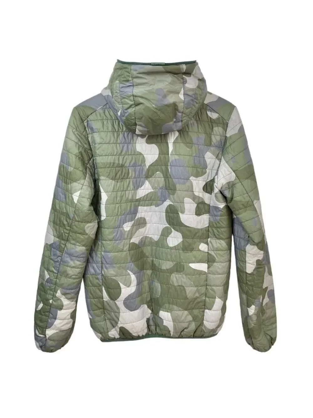 Save The Duck James Hooded Reversible Camo/Green Puffer Size 16Y